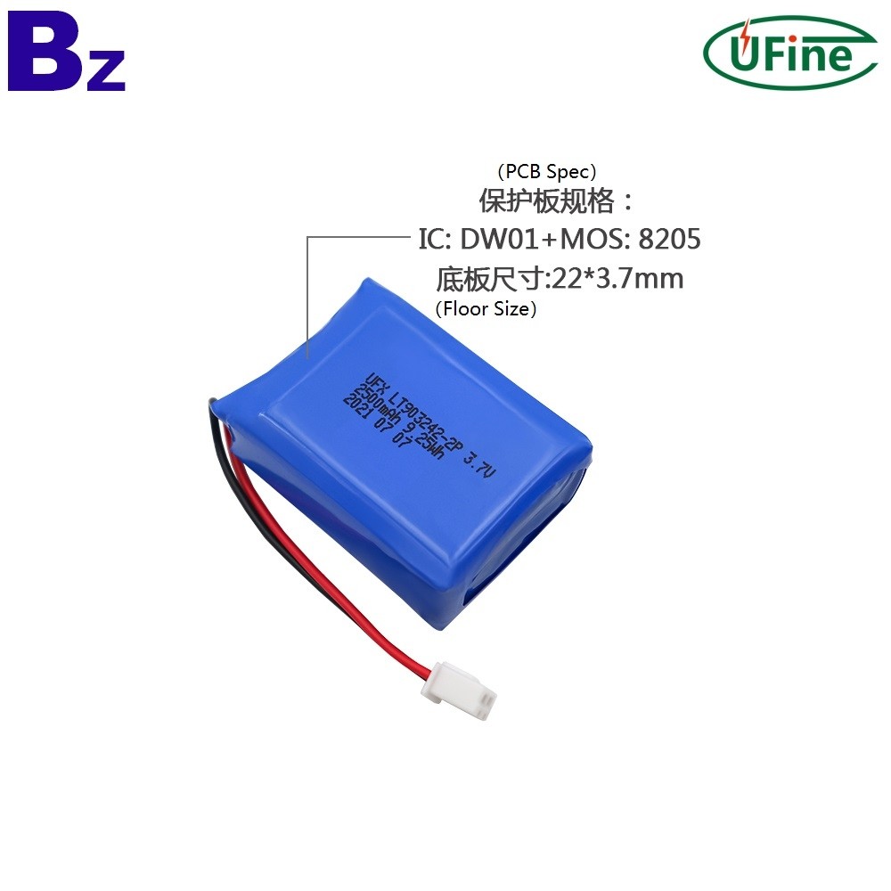 UFX_903242-2P_2500mAh_3.7V_Polymer_Li-ion_Battery_3_