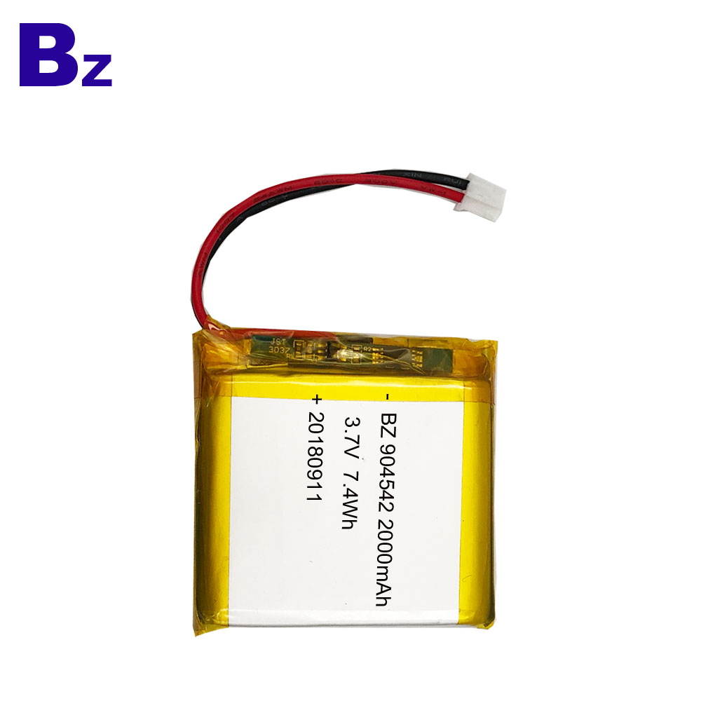 BZ 904542 2000mAh 3.7V Lipo Battery