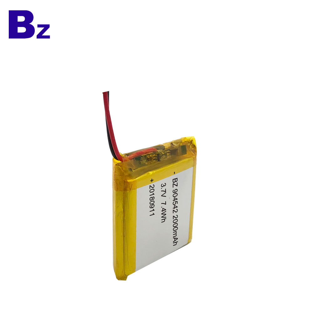 2000mAh 3.7V Lipo Battery